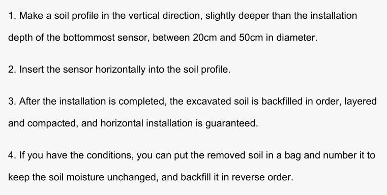 Buried measure method