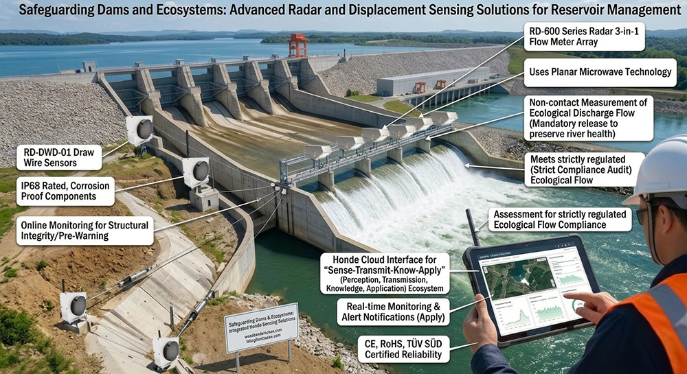 Dam hydrological monitoring system