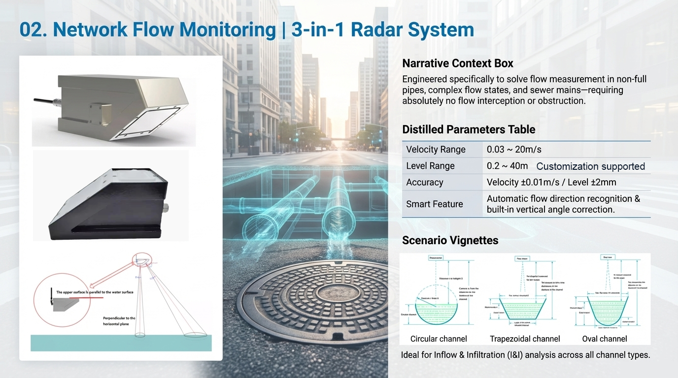 water radar level sensor
