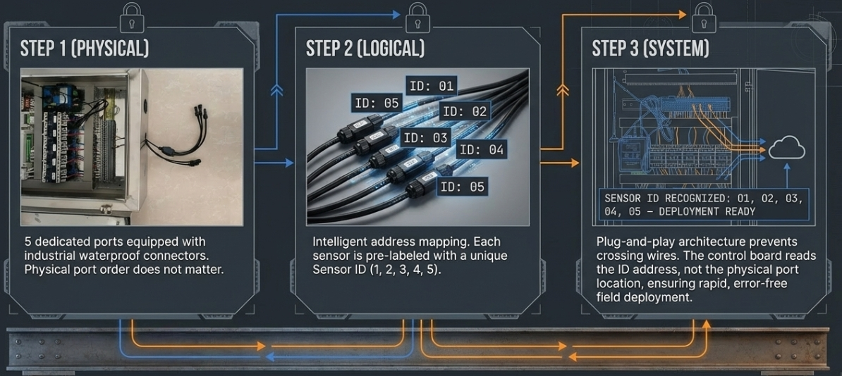 Composting temperature monitoring system
