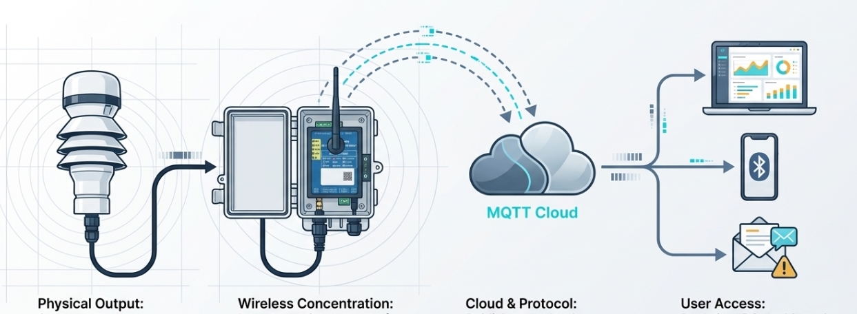 Integrated Radar Weather Station featuring internal 4GWi-Fi wireless module and waterproof connectors for rapid field deployment