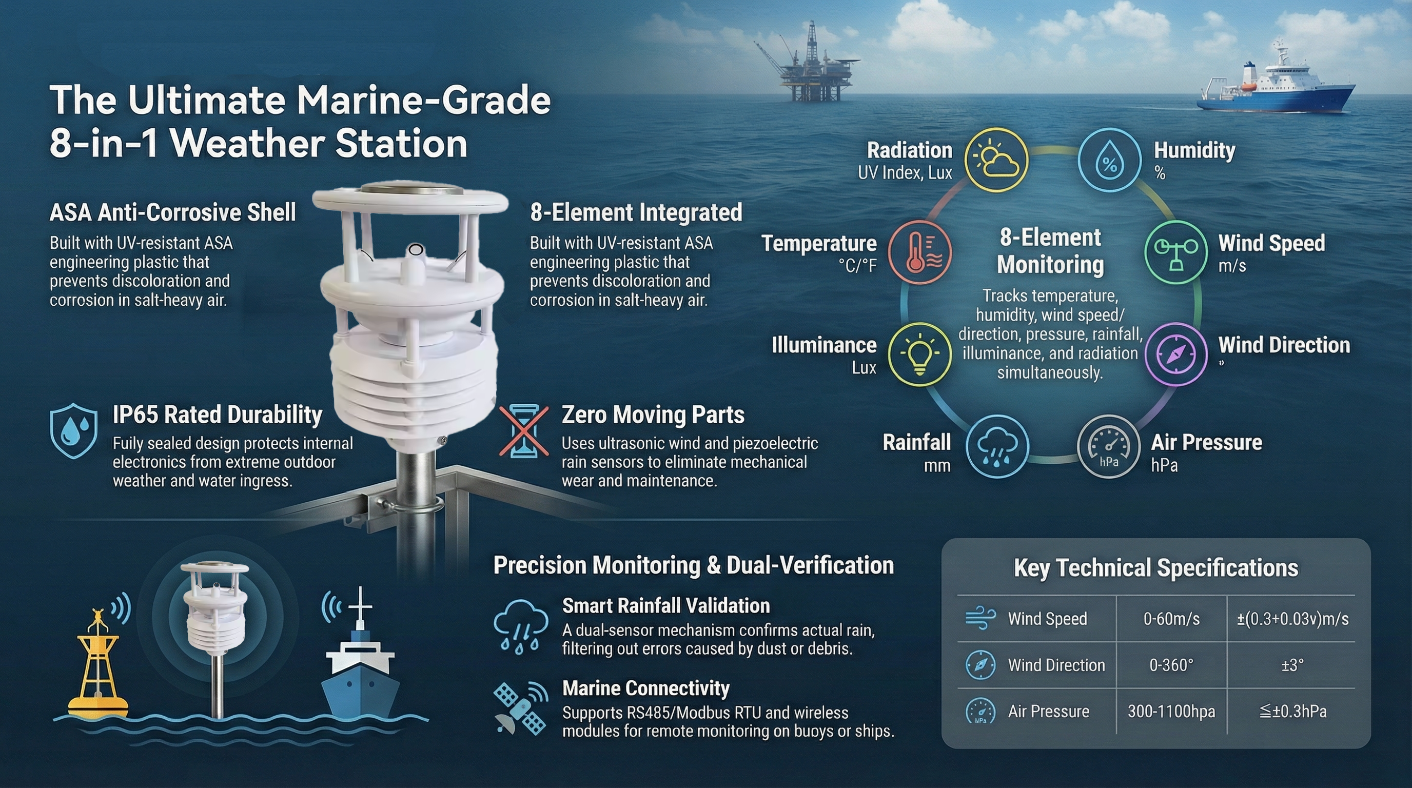 Marine Grade Weather Station