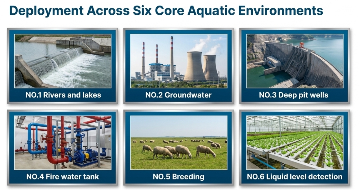 Underwater illumination sensor Applicable Scenarios