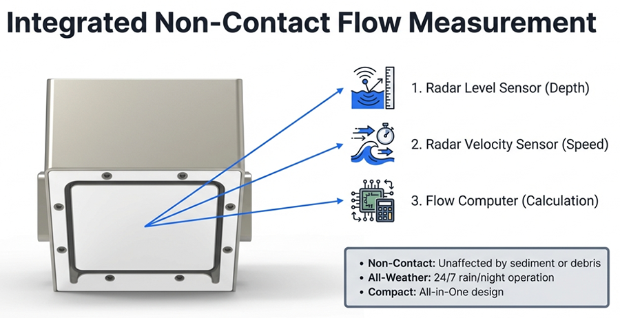 radar flow meter 1