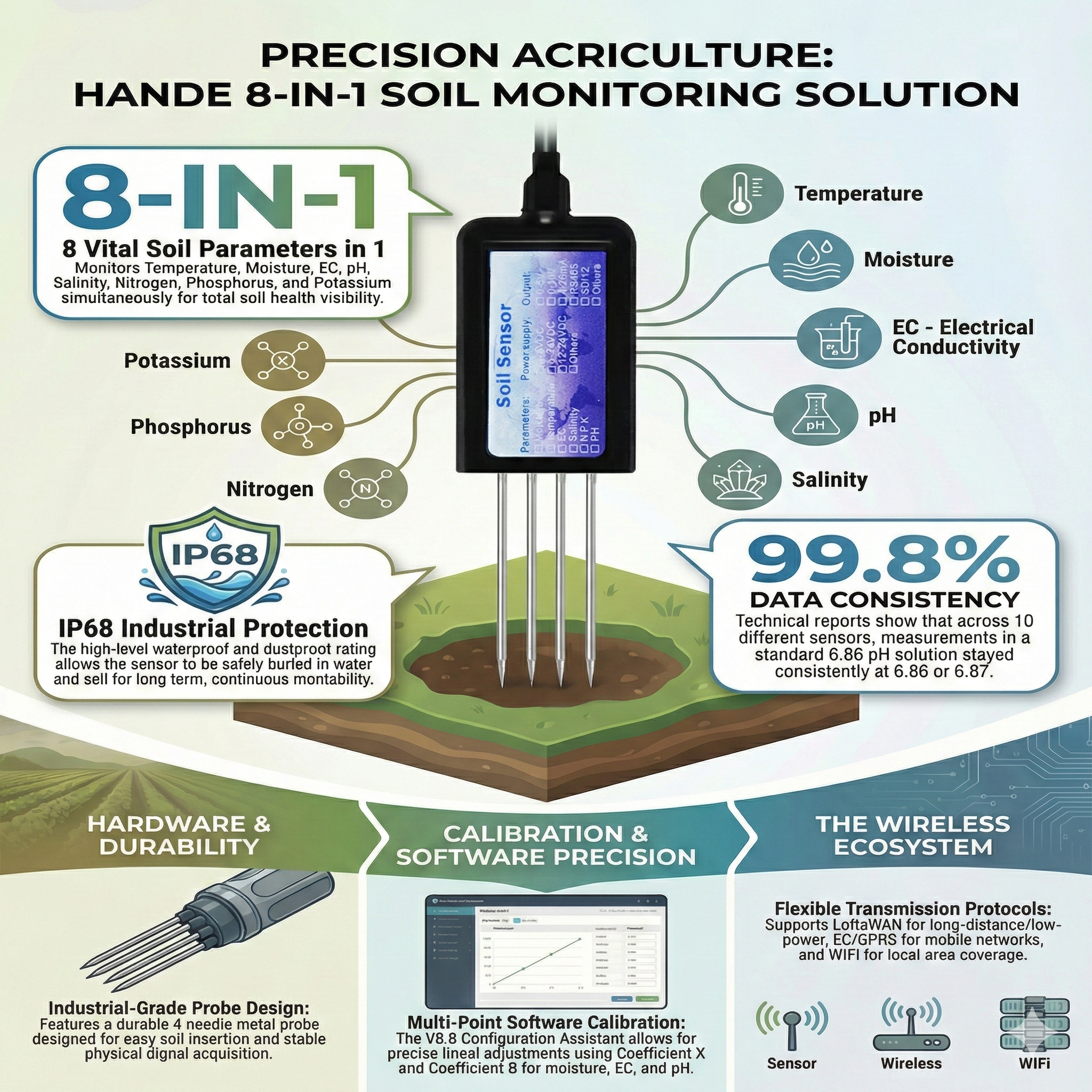 soil 8 in 1 sensor