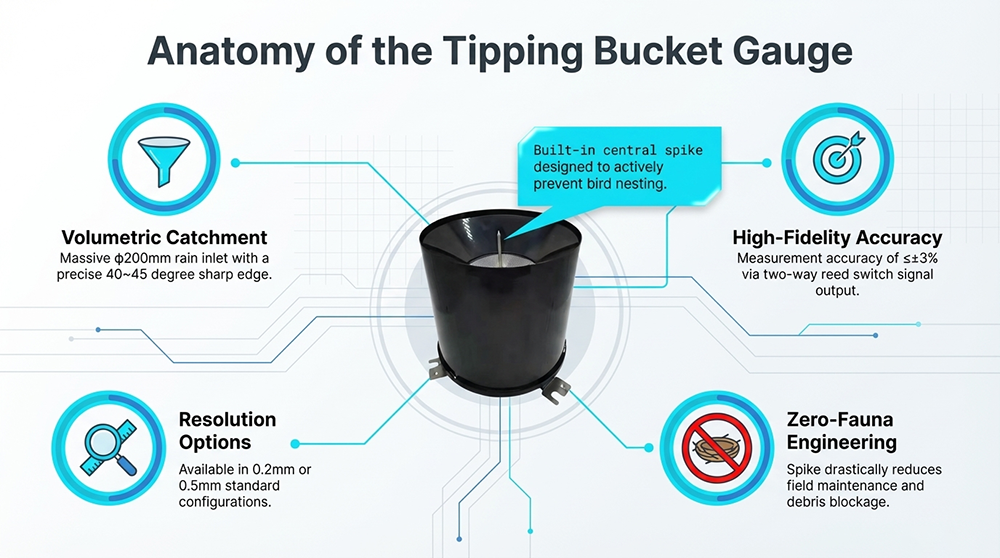 Bucket-type rain gauge