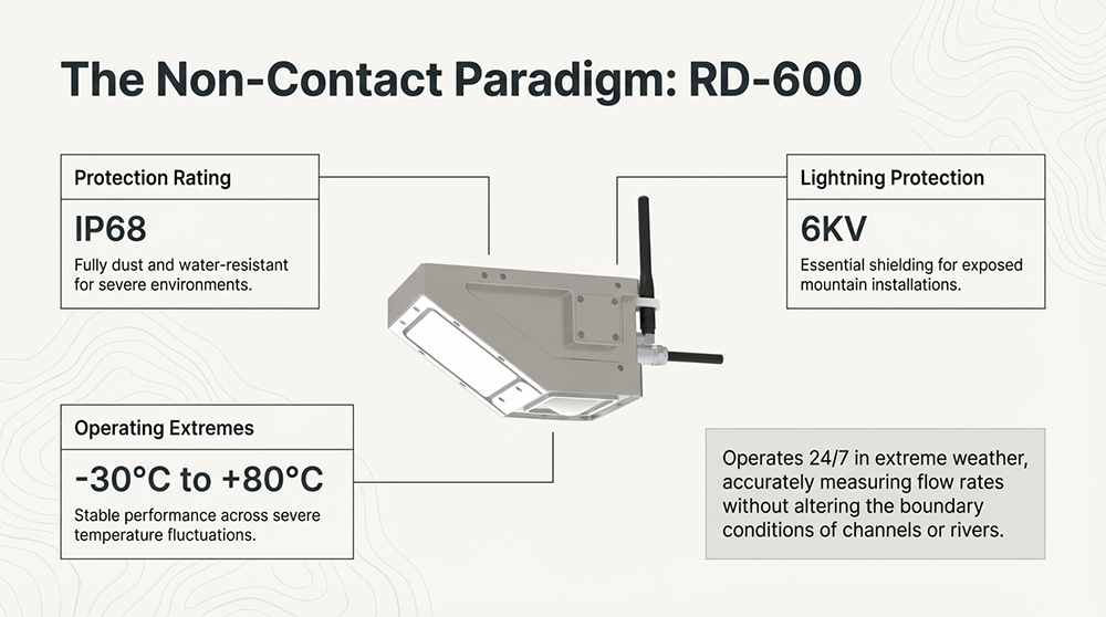 water radar flow sensor