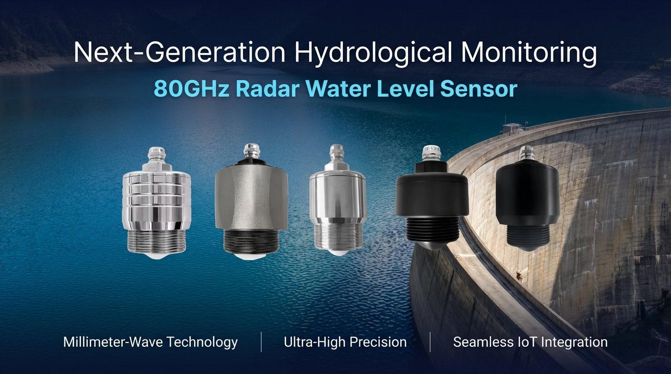 Water radar level sensor