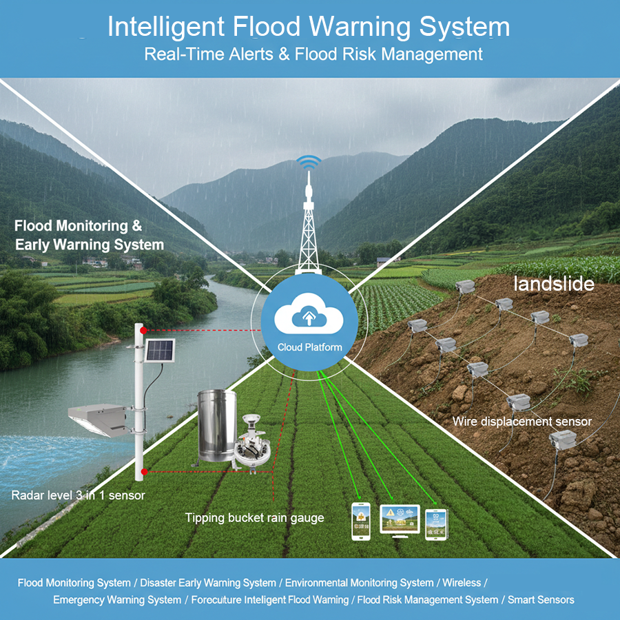 Agriculture Intelligent Flood Warning System
