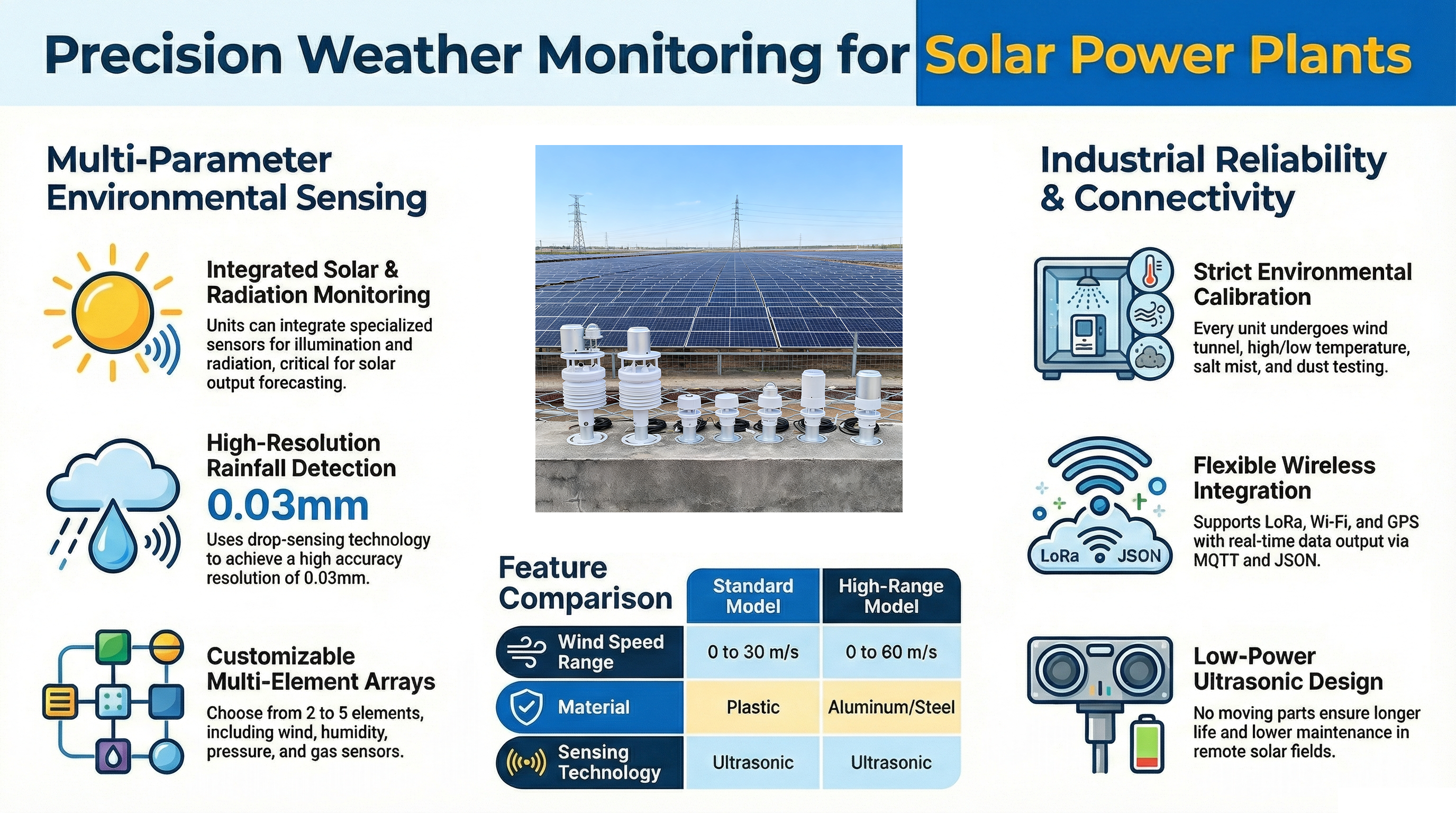 weather station for Solar Power Plants